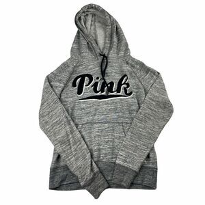 Victoria’s Secret Pink Logo Pullover Hoodie Marled